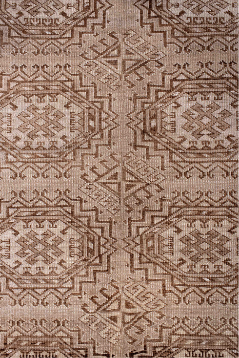 Antique Afghan Area Rug (5' x 8')